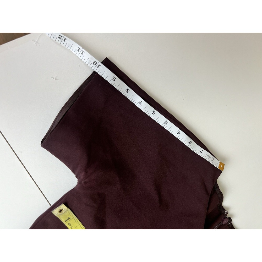 J CREW Aubergine Stretch Refined Wool Overlay Sheath Dress sz US Size 0 - Picture 9 of 15